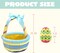 7 Pcs Basket for Easter Baby plushies playset Stuffers Toys for Party Favors